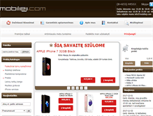 Tablet Screenshot of mobilieji.com